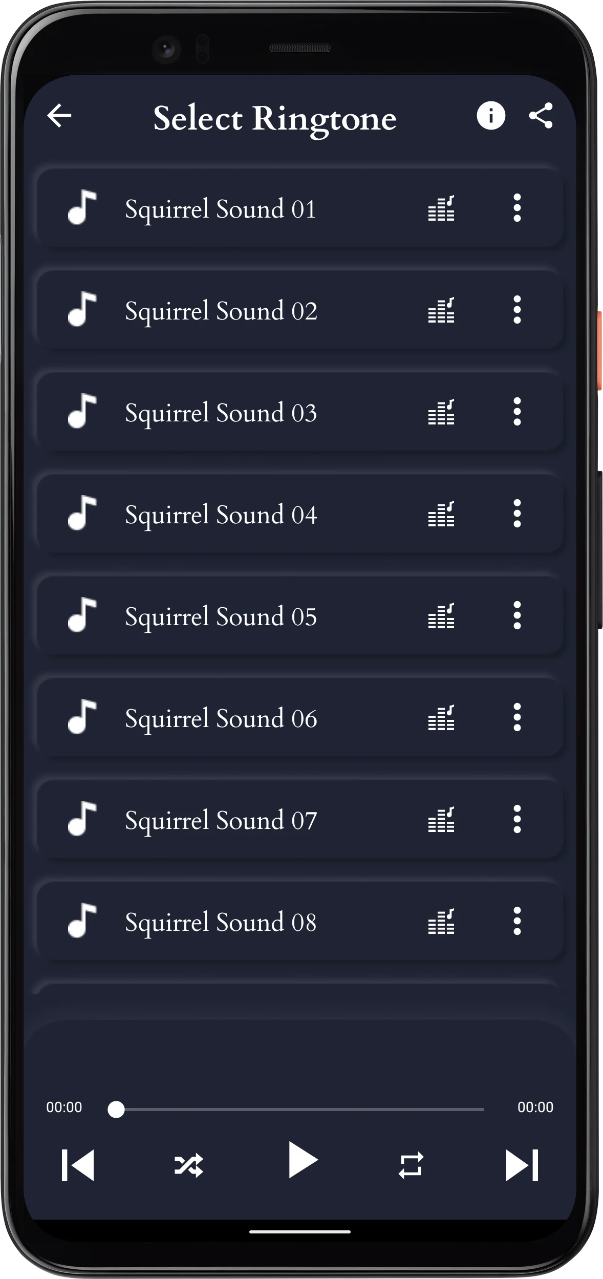 Squirrel Sounds screenshot